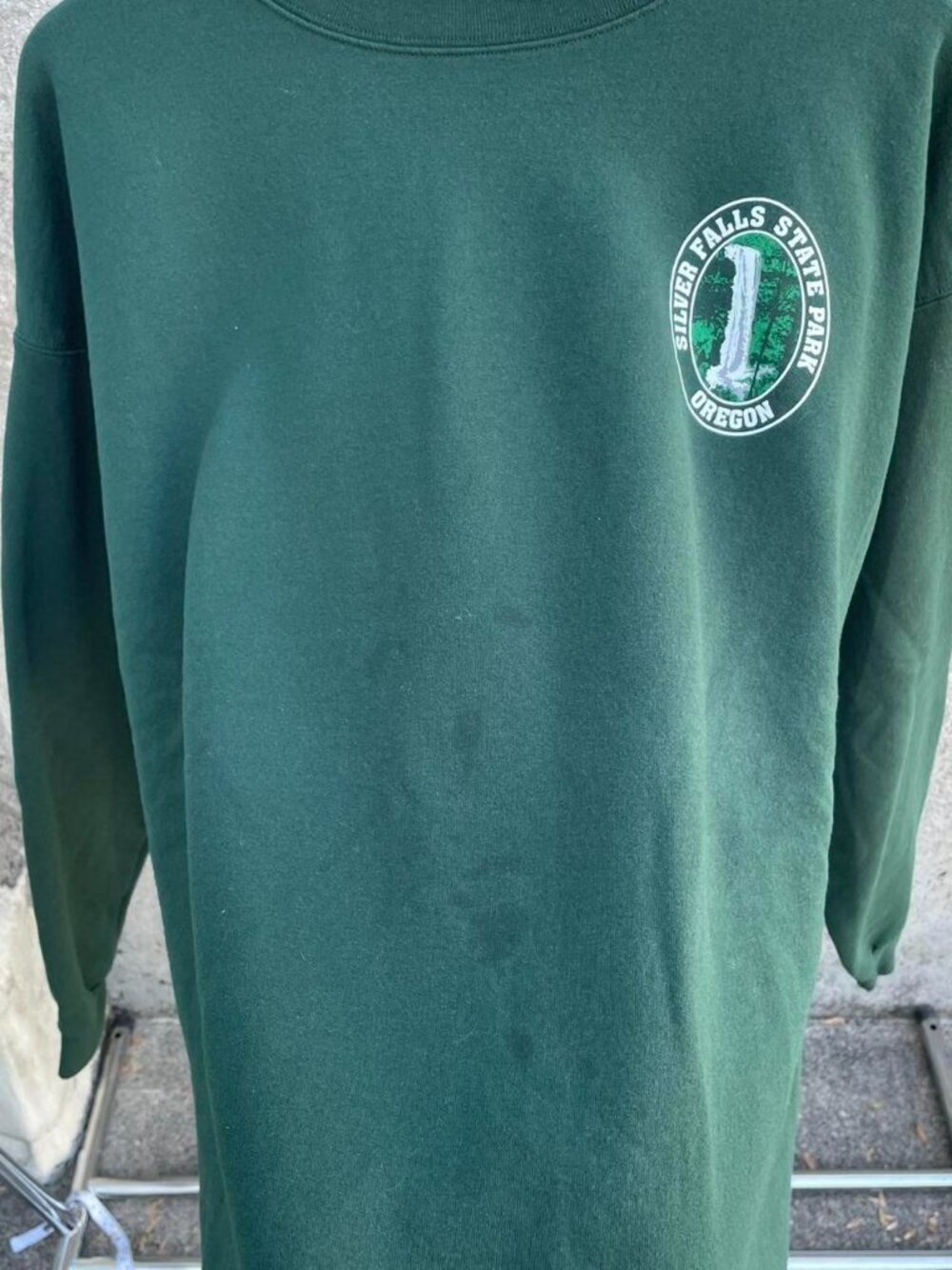 Silver Falls State Park Oregon double sided crewneck size XL - Picture 7 of 7